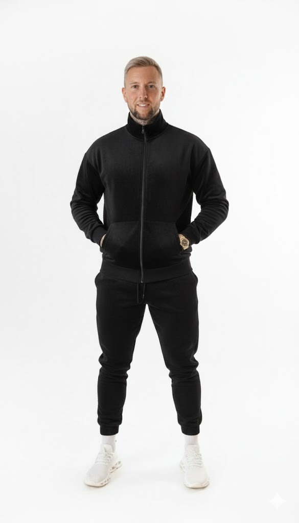 Veliūro Treningai Su Užtrauktuku