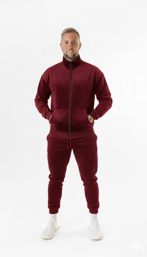 Veliūro Treningai Su Užtrauktuku