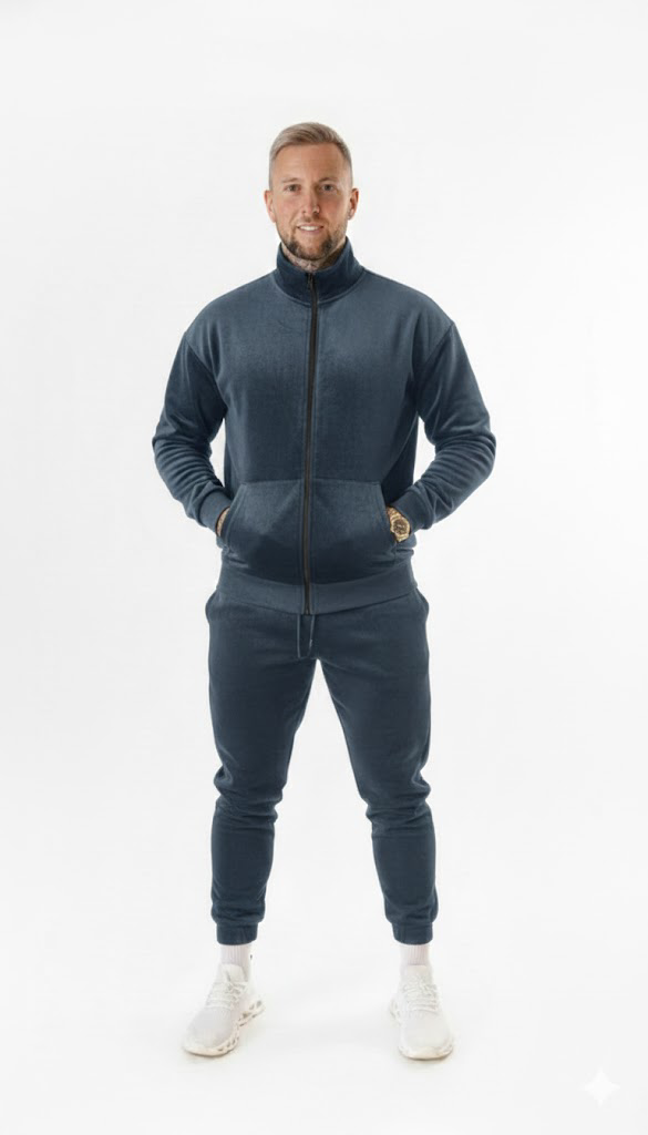 Veliūro Treningai Su Užtrauktuku