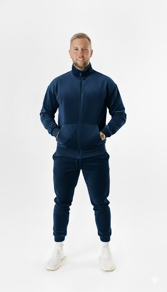 Veliūro Treningai Su Užtrauktuku