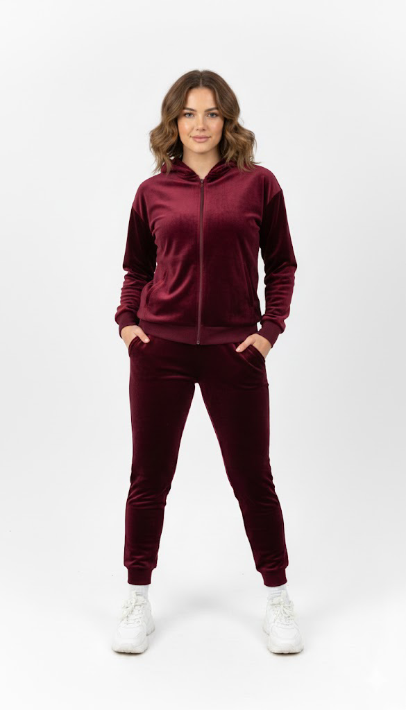 Veliūro Treningai Su Užtrauktuku